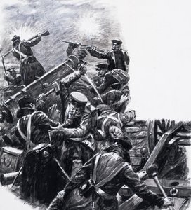 Slaget ved Inkermann, Gardehusarernes angreb af C.L. Doughty