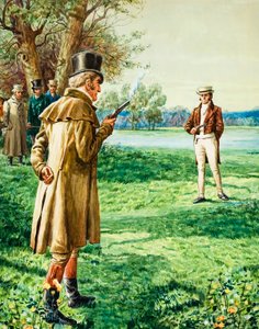 Hertugen af Wellingtons og Lord Winchelseas duel af C.L. Doughty