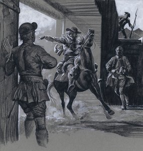 The Fort (gouache på papir) af C.L. Doughty