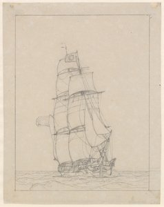 En Brig af Christoffer Wilhelm Eckersberg