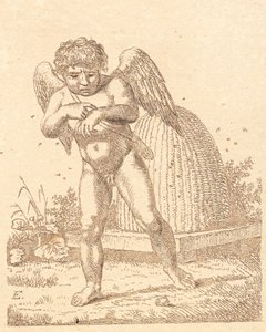 Amor bidt af en bi af Christoffer Wilhelm Eckersberg