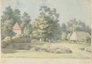 Et teglværk på Møn af Christoffer Wilhelm Eckersberg