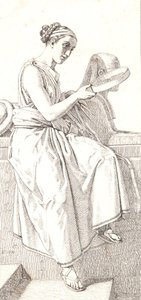 Fornuften. Allegorisk figur af Christoffer Wilhelm Eckersberg