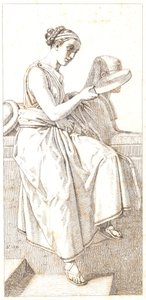 Fornuften. Allegorisk figur af Christoffer Wilhelm Eckersberg