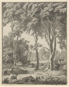 Fra Skoven ved Svendstrup af Christoffer Wilhelm Eckersberg