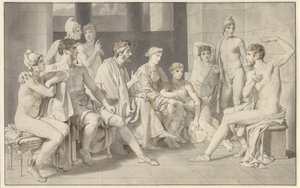 Odysseus hos Alkinoos beretter om sit liv