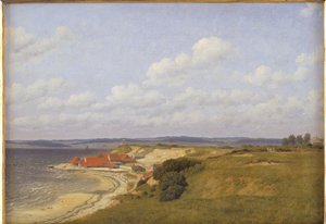 Renbjærg Teglværk ved Flensborg Fjord af Christoffer Wilhelm Eckersberg