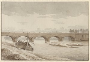 Seinebroen ved Neuilly, Paris, 13. maj 1812 af Christoffer Wilhelm Eckersberg
