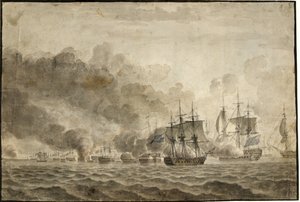 Slaget om Reden af Christoffer Wilhelm Eckersberg