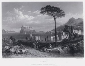 Ischia (gravering) af C. (after) Stanfield