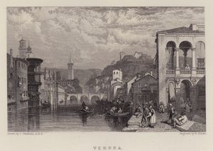 Verona (farve litho) af C. (after) Stanfield