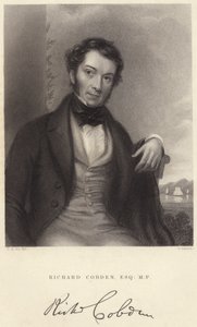 Richard Cobden, Esquire, MP (gravering) af C. A. du Val and Co.