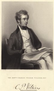 Den ærede Charles Pelham Villiers, MP (gravering) af C. A. du Val and Co.