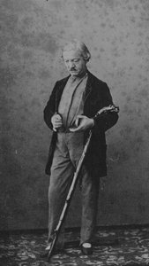 Carte de visite af Jules Perrot (s/h foto) af C. Bergamasco