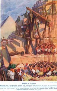 Building a Pyramid, illustration fra 