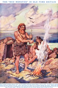 Fire: The "Red Monster" i Old-Time Storbritannien, illustration fra 