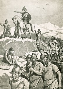 Den mægtige Alexanders videre fejning (litho) af C. Dudley Tennant