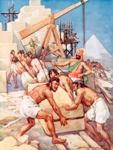 Hvor Ægyptens gamle konger blev begravet (litho)