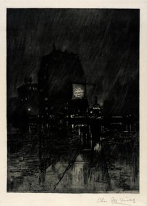 Regnfuld aften, Madison Square