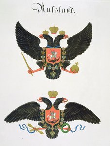 Bevæbner staten Imperial Rusland, fra en samling af akvareller udgivet i Tyskland, ca. 1830-33 af C. Hildebrandt
