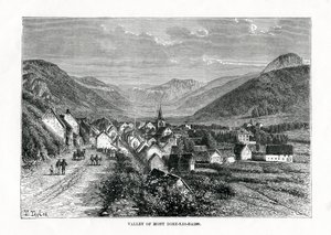 Dalen Mont-Dore-les-Bains, Frankrig, 1800-tallet