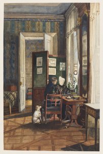Et værelse i Reuss -paladset, Dresden af C. M. Fredro