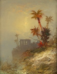 Egyptisk landskab, slutningen af det 19. århundrede århundrede. af C. Morgan McIlhenney