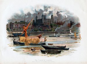 Tower of London, England, 1895 af C. Wilkinson