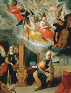 St. Cecilia, 1647 af C. de and Francken Bailleur