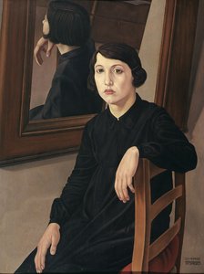 Pigen foran et spejl, 1932.