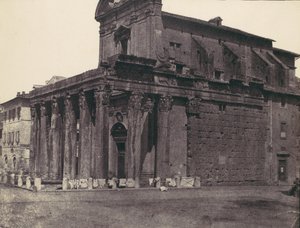 Antonius og Faustinas tempel, San Lorenzo i Miranda, Rom, 1850