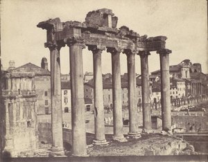 Temple of Concord, Rom, 1850