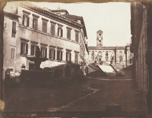 Udsigt over Capitol-trappen, Rom, 1846.
