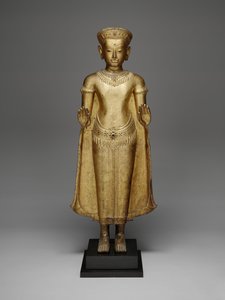 Buddha Sakyamuni, ca. 1200-tallet (forgyldt bronze)