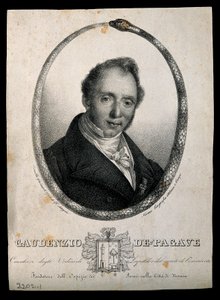 Gaudenzio de Pagave. Litografi af C. Gandolfi.