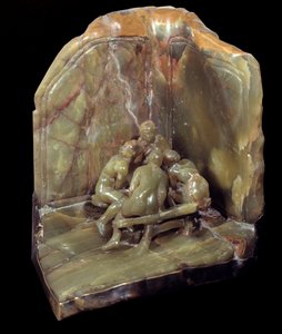 "loveseats" 1897 (bronze og onyx)