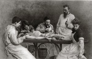 En afslutning på den praktiske skole, 1902 af Camille Felix Bellanger