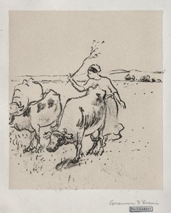 Kohyrder, ca. 1899. af Camille Jacob Pissarro