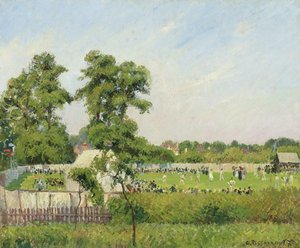 Cricketkamp i Bedford Park, London, 1897 af Camille Jacob Pissarro