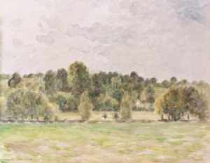Eragny Aften, 1890 af Camille Jacob Pissarro