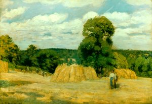 Høst i Montfoucault, 1876 af Camille Jacob Pissarro