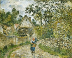 Stien fra Hameau-Chaumieres til Valhermeil af Camille Jacob Pissarro