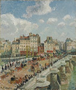 Den nye bro, 1902 af Camille Jacob Pissarro