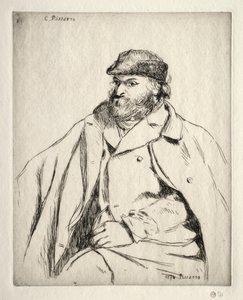 Paul Cezanne, 1874. af Camille Jacob Pissarro