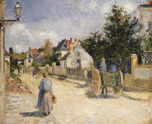 Vej i Pontoise, 1879 af Camille Jacob Pissarro