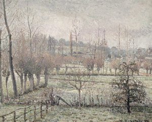 Sneeffekt ved Eragny, 1894 af Camille Jacob Pissarro