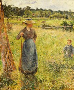 Hømageren, 1884 af Camille Jacob Pissarro
