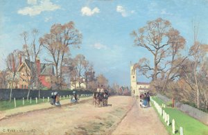 Vejen til Sydenham af Camille Jacob Pissarro