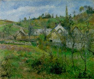 Valhermeil, nær Pontoise, 1880 af Camille Jacob Pissarro