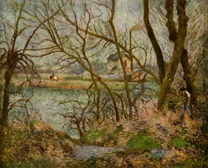 Skovhuggeren, 1878, 1939. af Camille Jacob Pissarro
